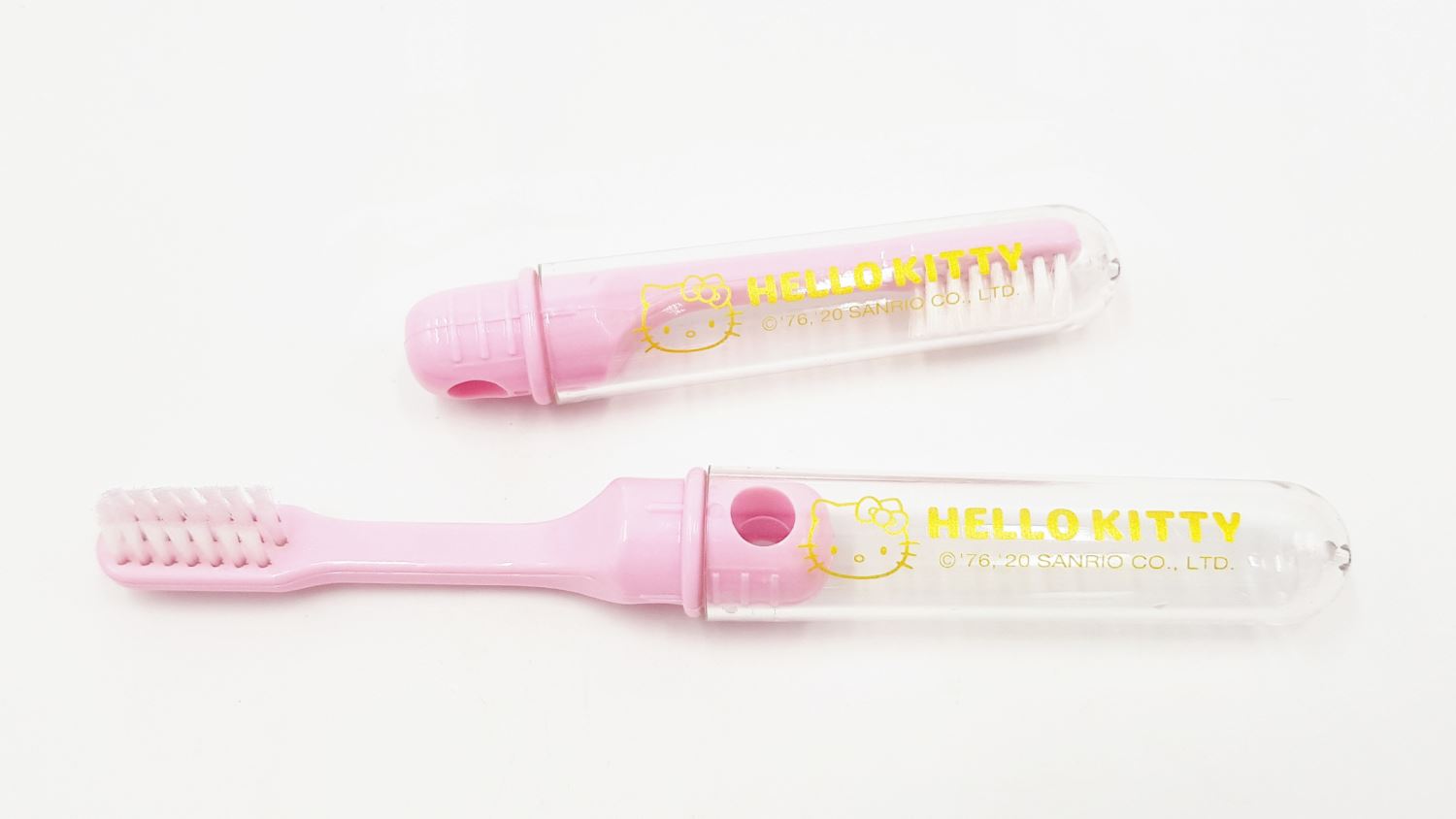 台灣製 三麗鷗系列  Hello Kitty凱蒂貓  KT-1623  攜帶式 2P牙刷 - 3色   4712977466234 