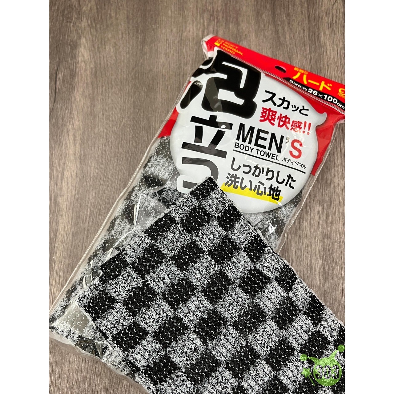 【OKAZAKI】 發泡男士沐浴巾 4986614241571/ 發泡男士浴巾-硬 4986614253543