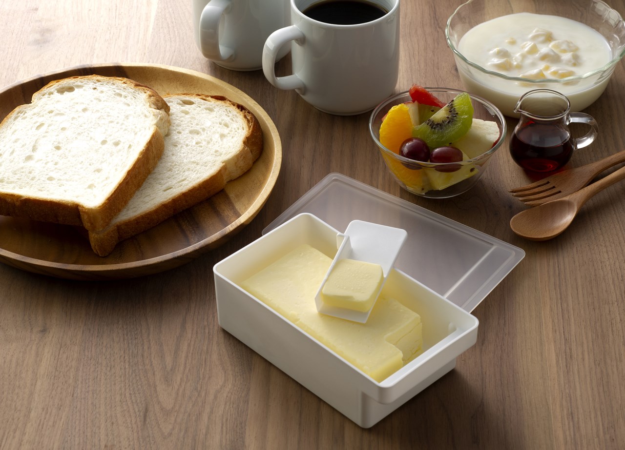 【INOMATA】1990 奶油收納盒-200g  4905596199069