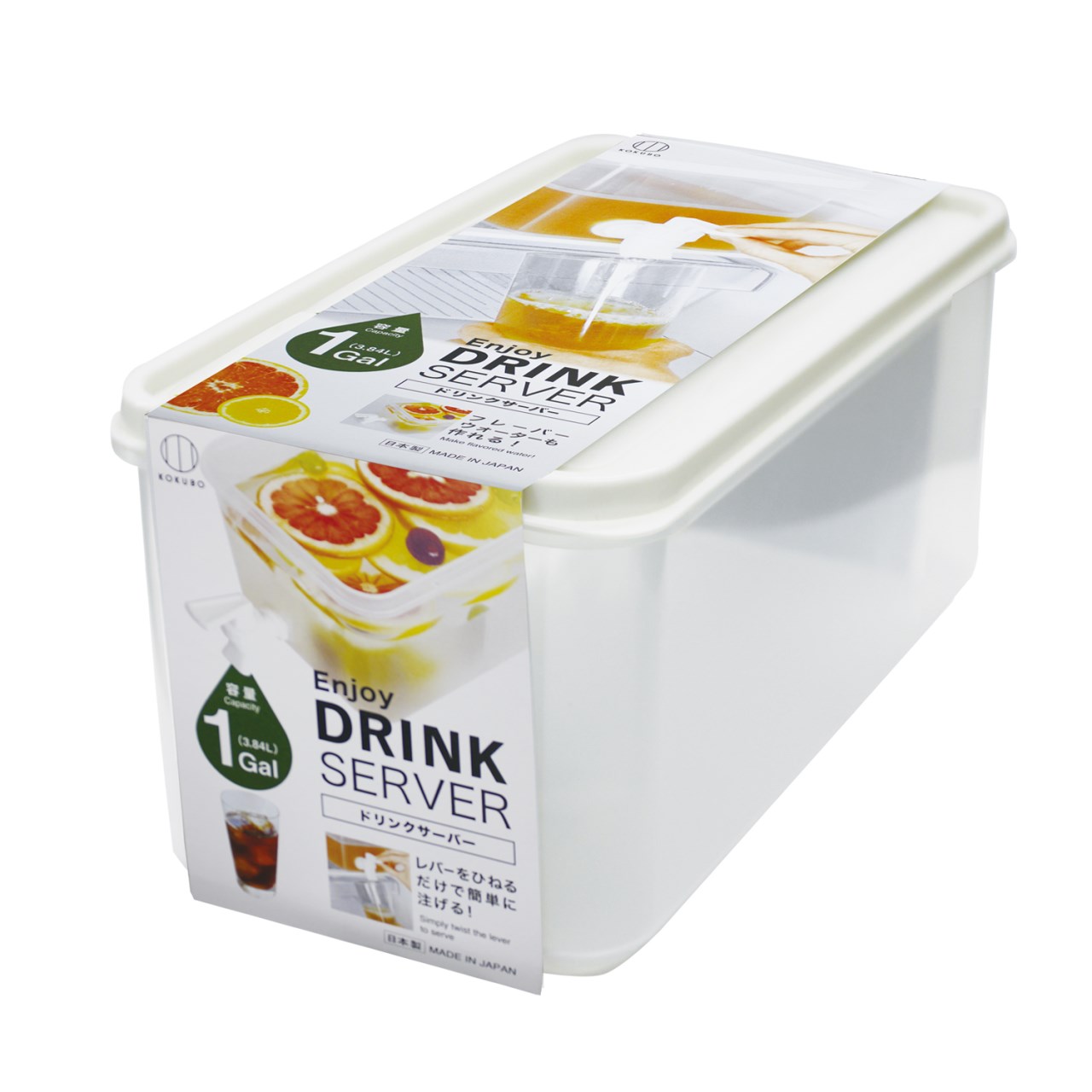 【KOKUBO】 KK-634 方形水箱附水龍頭-3.84L 4956810806348