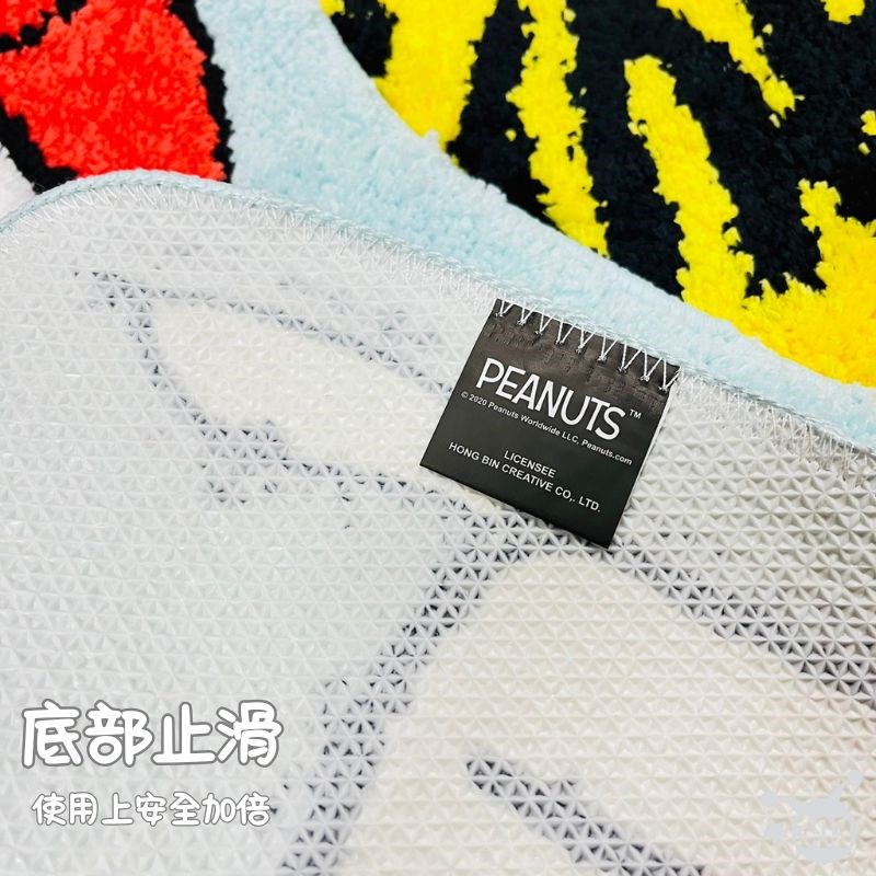 【虹斌】史努比 胡士托 造型絨毛防滑地墊
