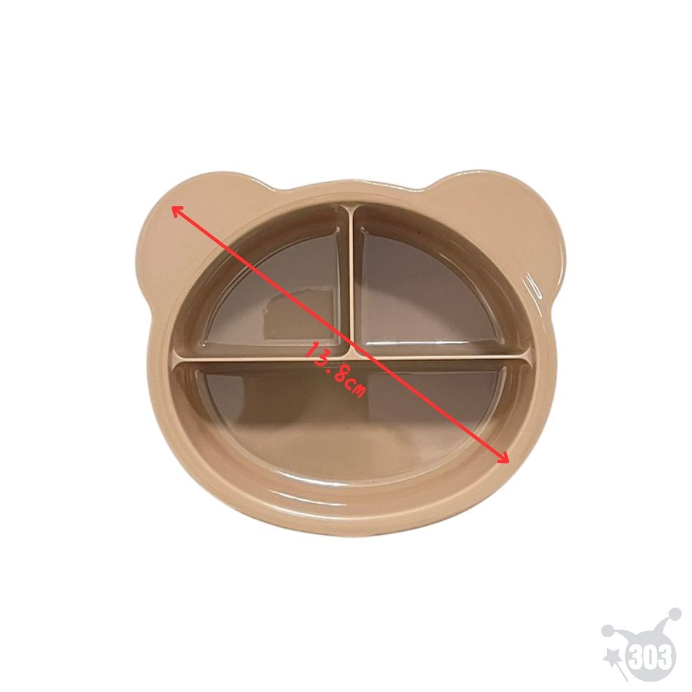 日本進口 小熊造型兒童學習筷 寶寶副食品容器 叉匙組 學習杯 微波碗