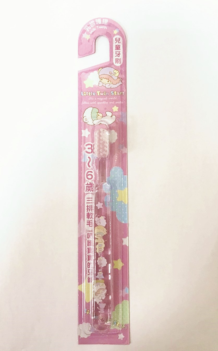 台灣製 三麗鷗系列 KIKI&LALA 雙子星  LTS-1625兒童牙刷 2款 - 3~6歲適用  4712977466258