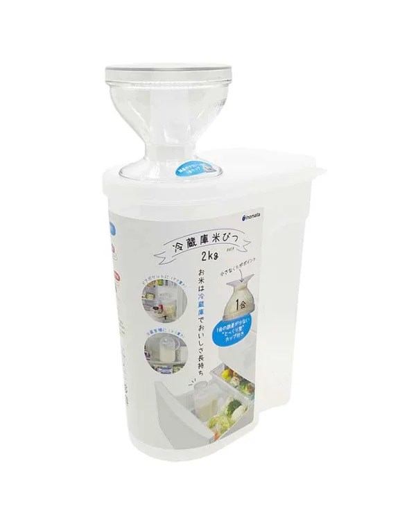 日本製 inomata  1247 冷藏庫保鮮罐(米2kg)   4905596124788