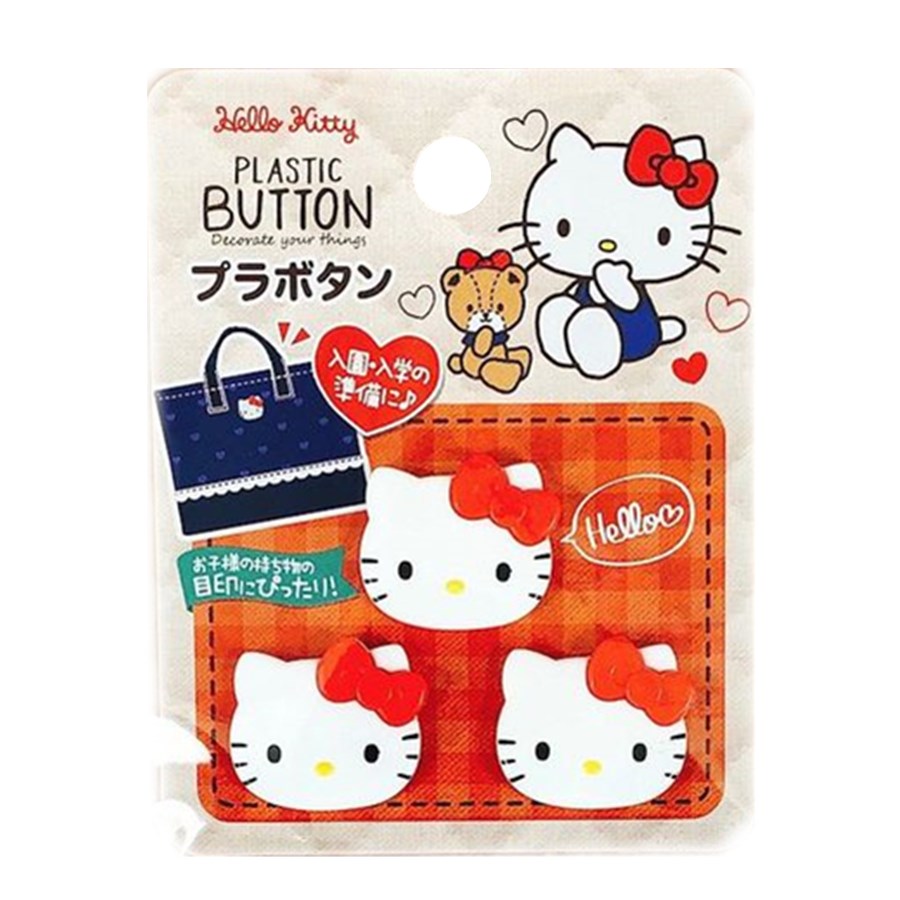 三麗鷗系列 Hello Kitty 凱蒂貓  29195  KT扣子  4573135583244