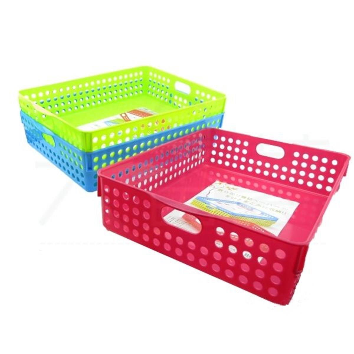 台灣製  茂盛 特大珍珠置物籃 (可放A4文件)    4716545003708