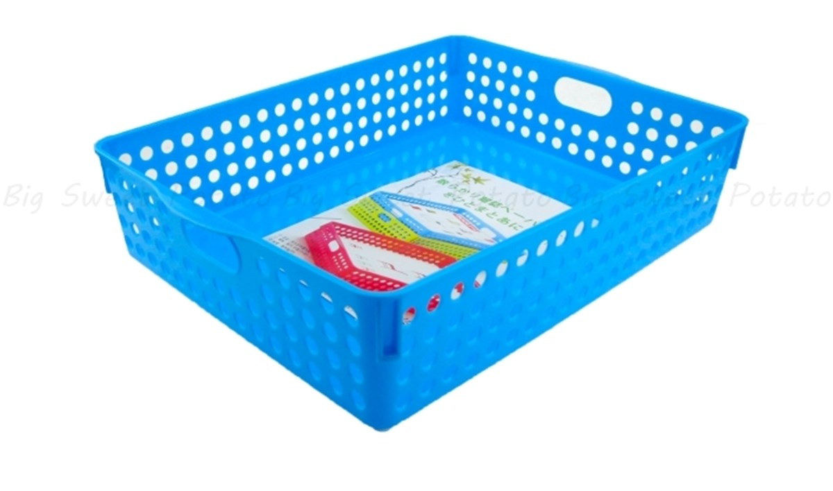 台灣製  茂盛 特大珍珠置物籃 (可放A4文件)    4716545003708