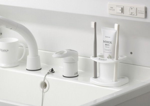 日本製 inomata  2141 Bianca 牙刷架  4905596214168  