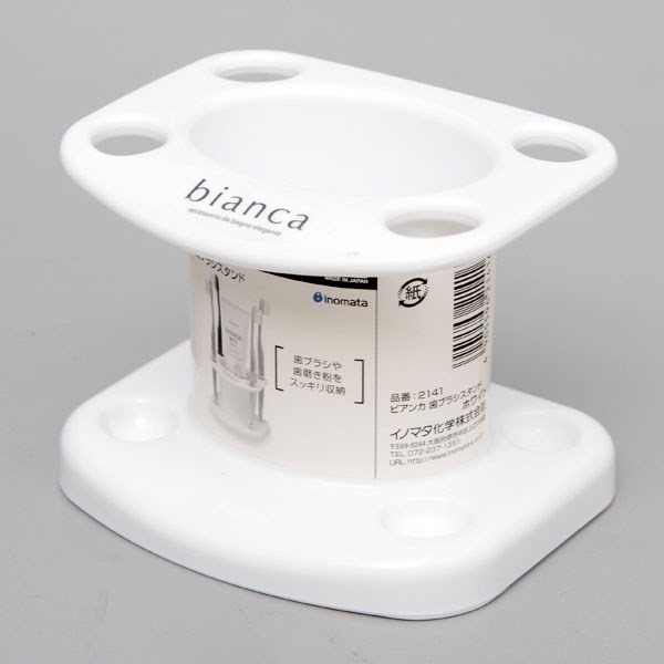 日本製 inomata  2141 Bianca 牙刷架  4905596214168  