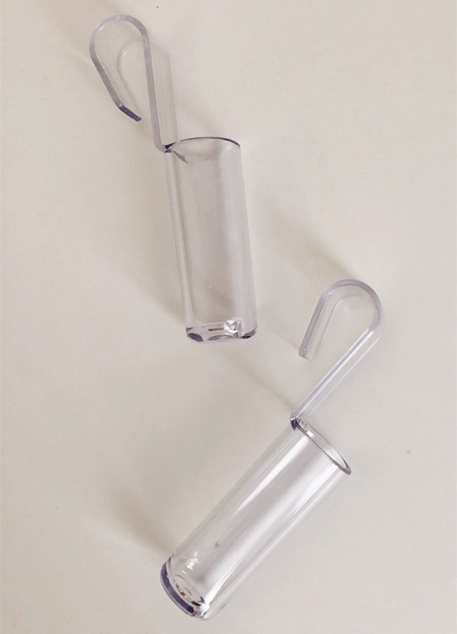 31690 浴桿透明小物架2入   4580004040944