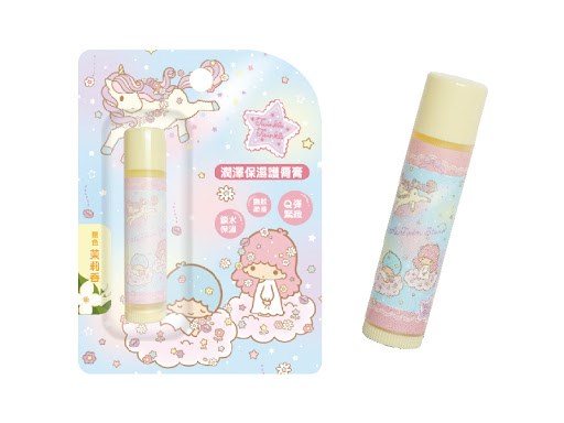 三麗鷗 Hello kitty 凱蒂貓  .  KIKI  LALA 雙子星   護唇膏 4g  