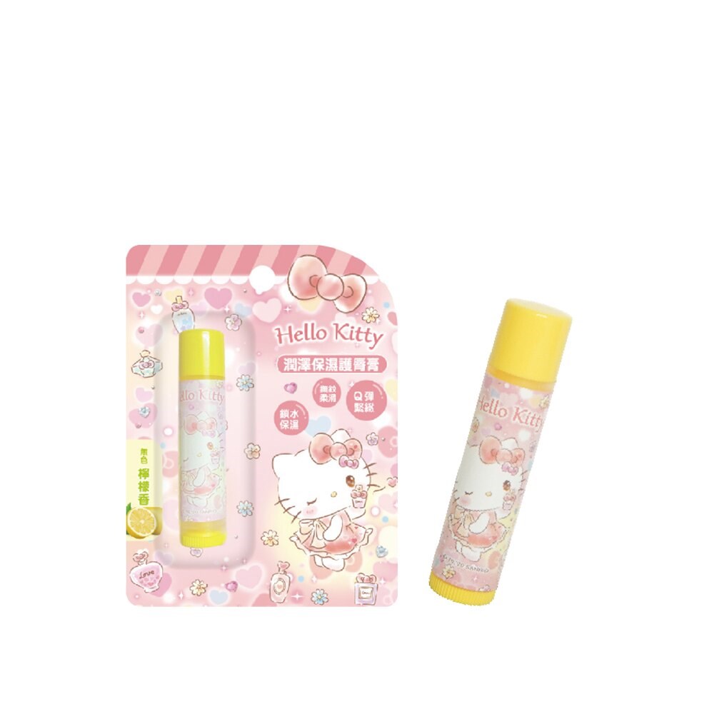 三麗鷗 Hello kitty 凱蒂貓  .  KIKI  LALA 雙子星   護唇膏 4g  