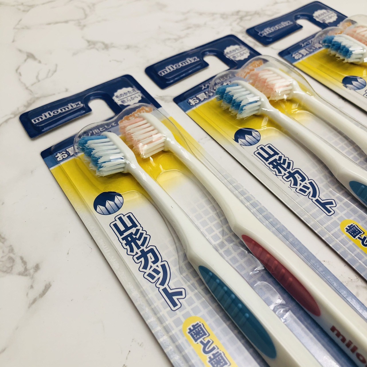 2P山形抗菌牙刷