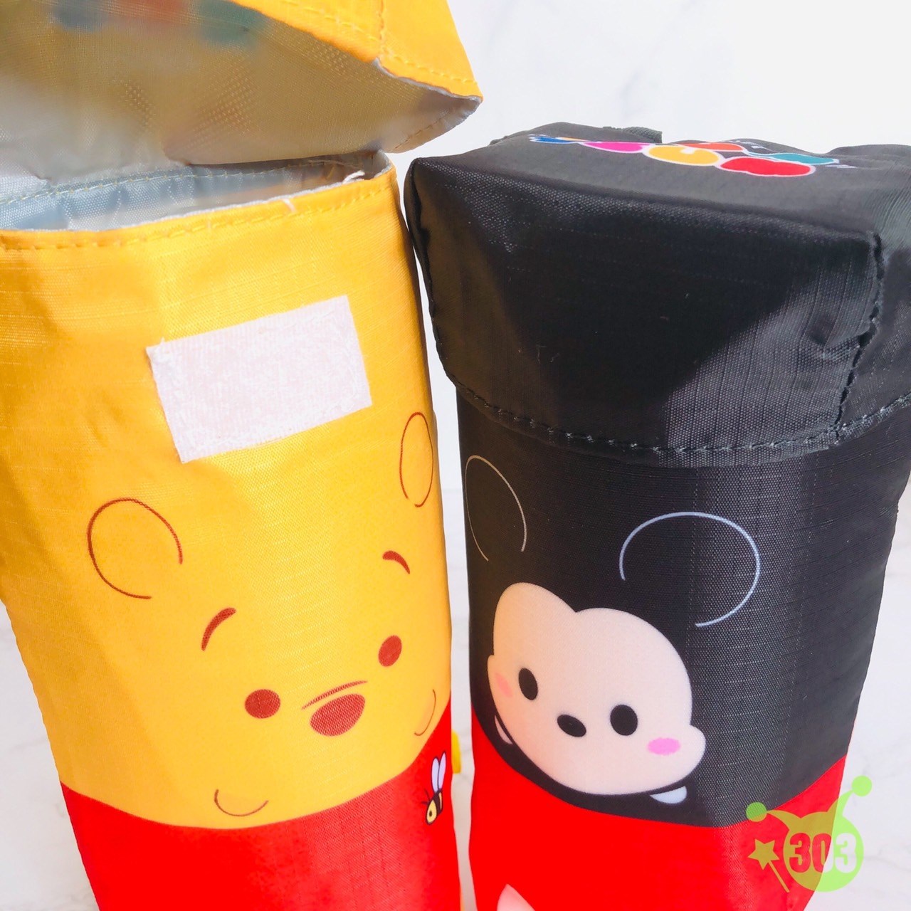 童趣萬用袋(冰壩杯、水壺袋) 米奇/維尼/史迪奇