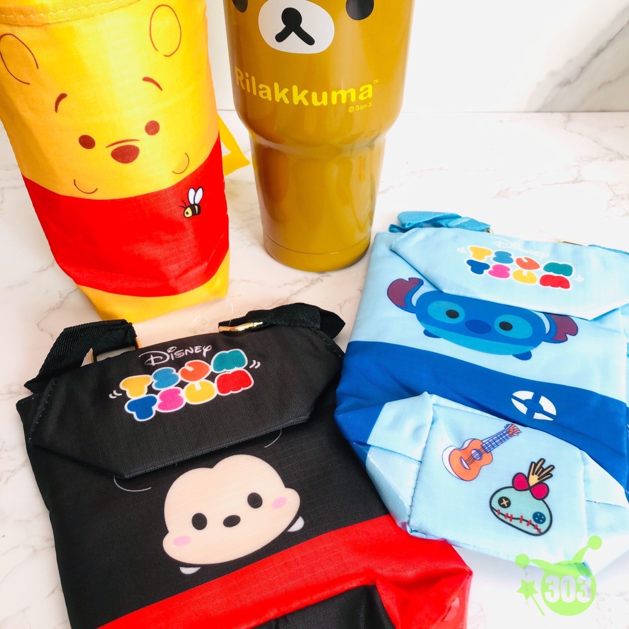 童趣萬用袋(冰壩杯、水壺袋) 米奇/維尼/史迪奇