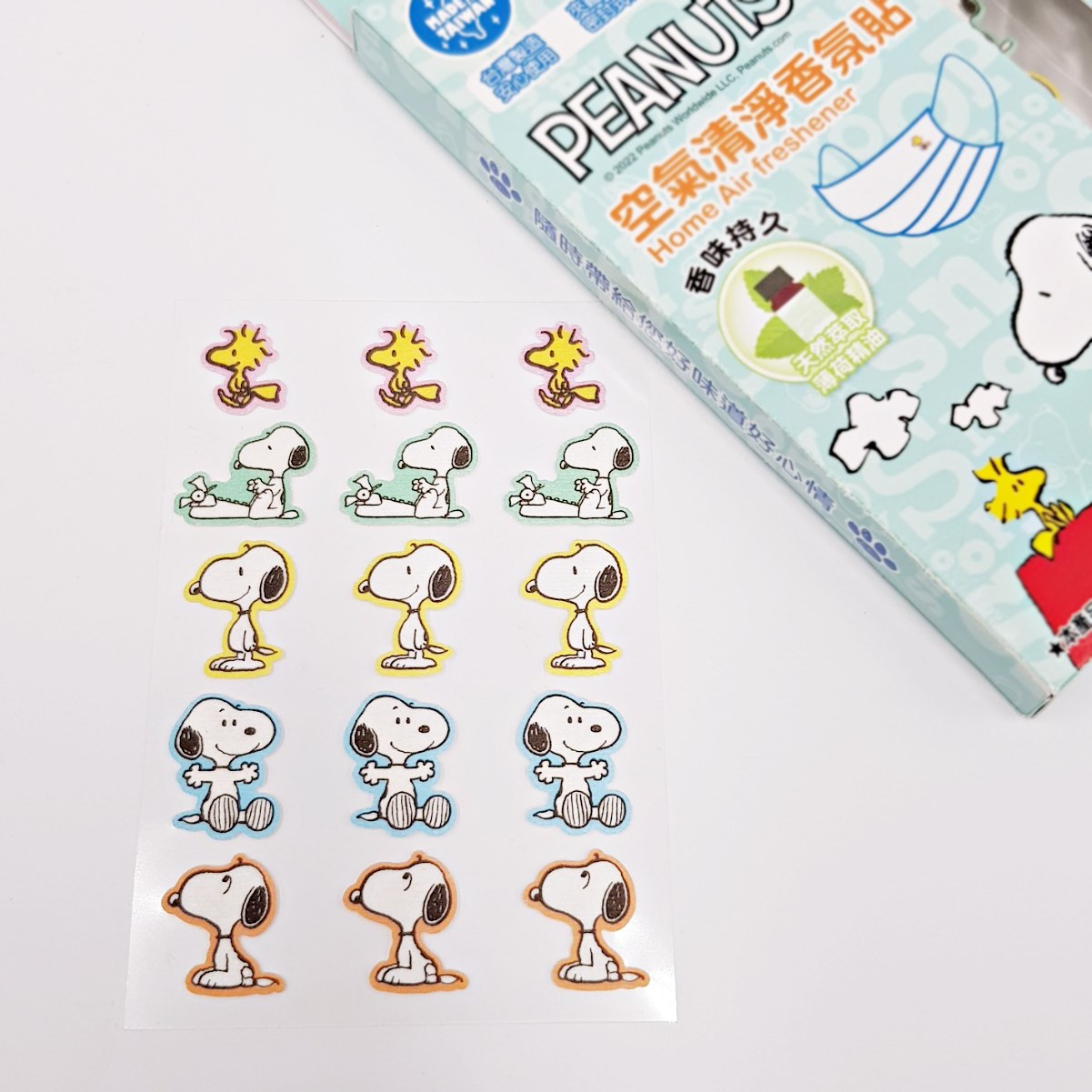 史努比空氣清淨香氛貼  4712977469464