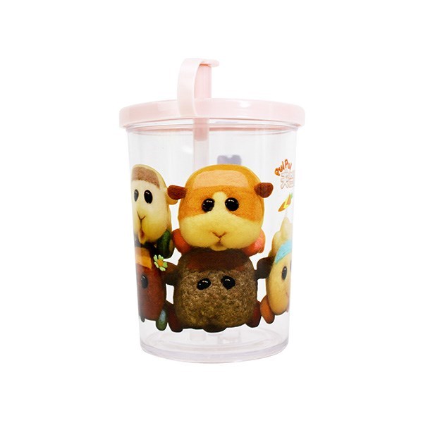 天竺鼠車車吸管杯-黃4718733265172/粉4718733265189  