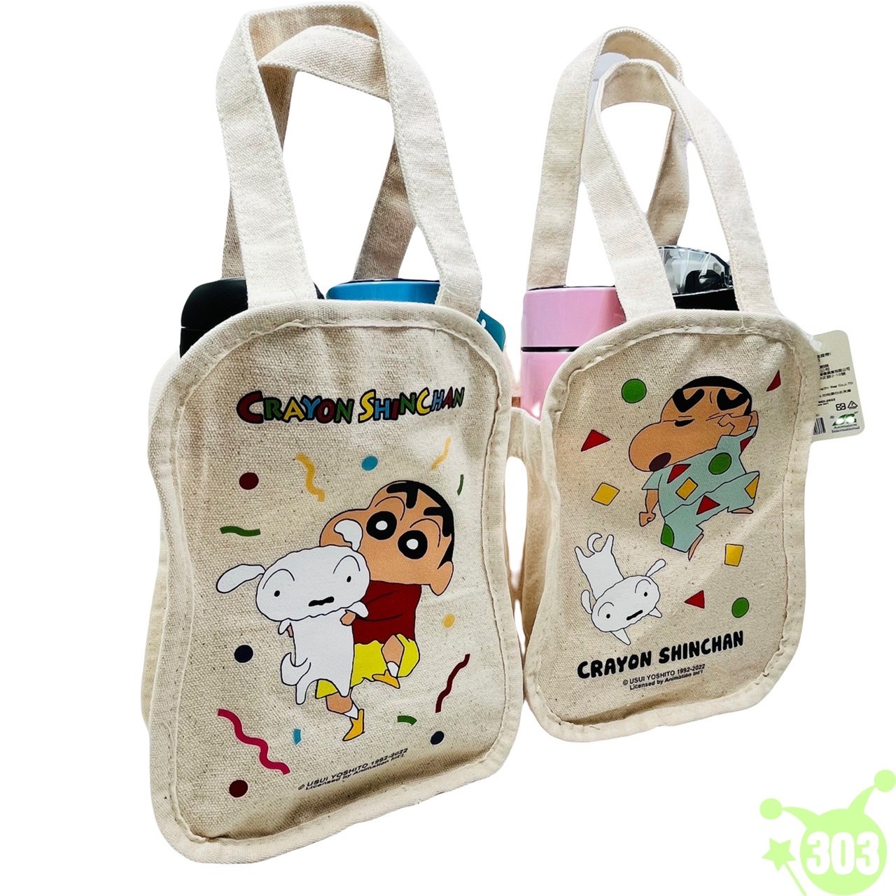 蠟筆小新造型帆布袋-2款   4719889900375