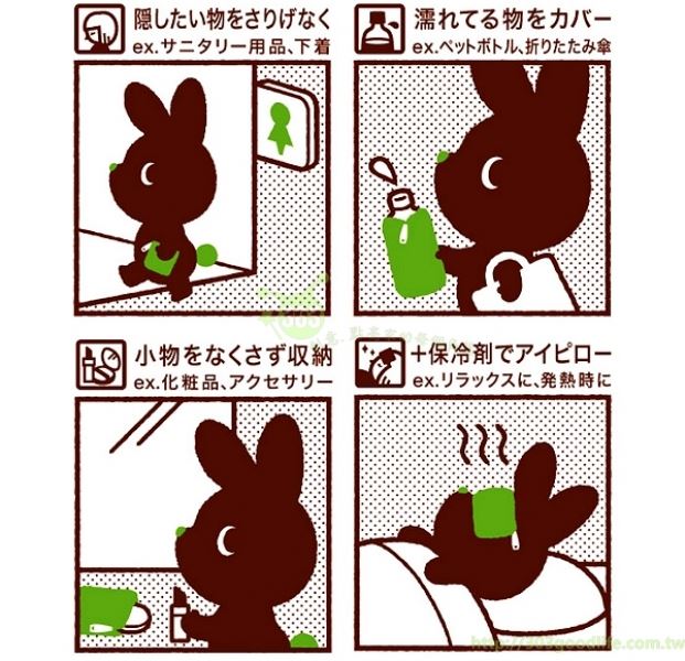 日本製 今治萬用毛巾袋-米菲兔&狗狗   4546598003000