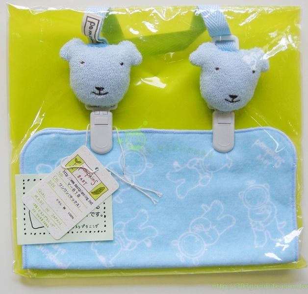 日本製 幼兒小方巾+萬用夾   4712057807261