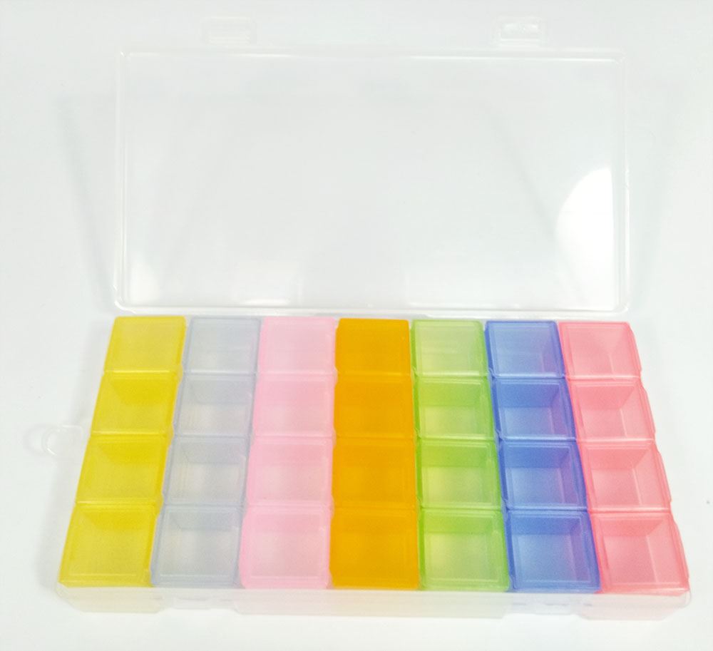 台灣製 茂盛  賀康174 隨身28格藥盒    4716545009373