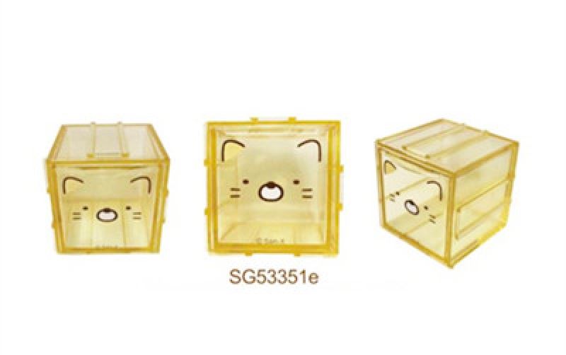 台灣製  Sumikko Gurashi 角落生物-小夥伴  組合式收納盒 ~ 恐龍.企鵝 .白熊.豬排. 貓咪