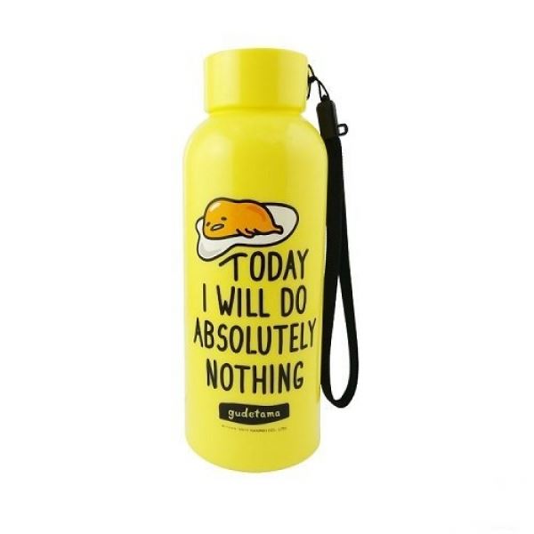 台灣製  GU-1228 蛋黃哥 雙層隔熱玻璃瓶    4712977462281