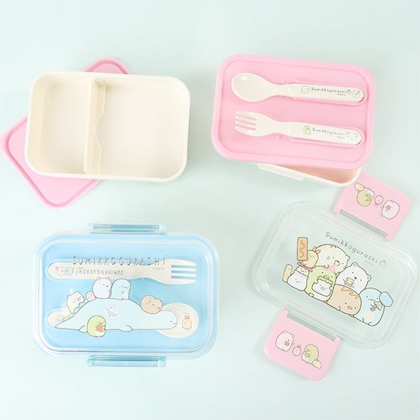 台灣製  角落生物小夥伴   雙層便當盒-2色      4713077265574