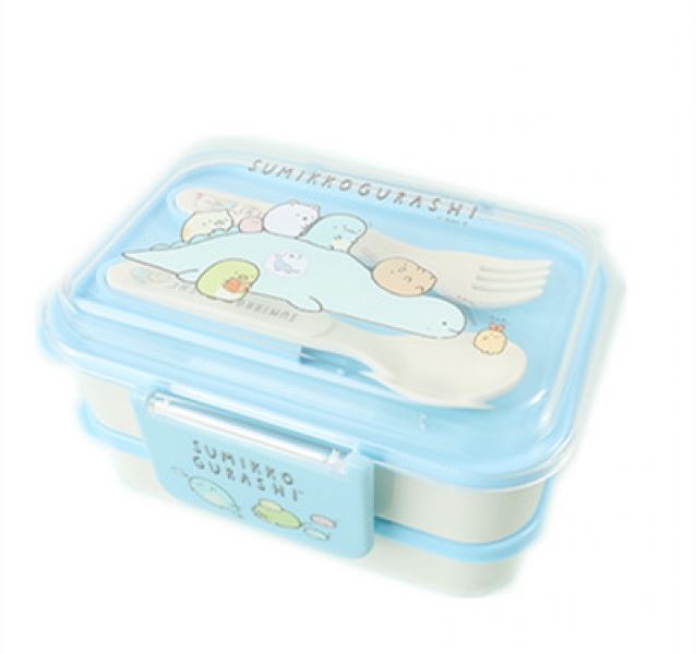 台灣製  角落生物小夥伴   雙層便當盒-2色      4713077265574