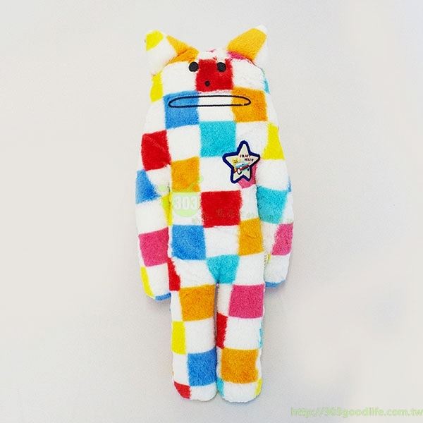 CRAFTHOLIC American CRAFT喵星人療癒系娃娃 -格子    4582473598643
