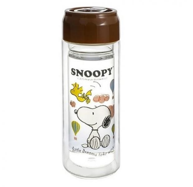 SNOOPY 尚雅雙層 [易開罐蓋] 玻璃壺   4711552092936