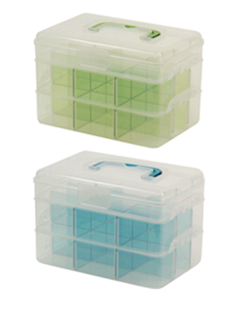 台灣製  JUSKU 佳斯捷  3147小彩藝家三層收納箱  4715062314786