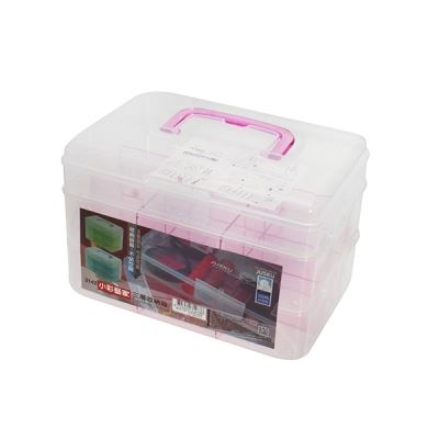 台灣製  JUSKU 佳斯捷  3147小彩藝家三層收納箱  4715062314786