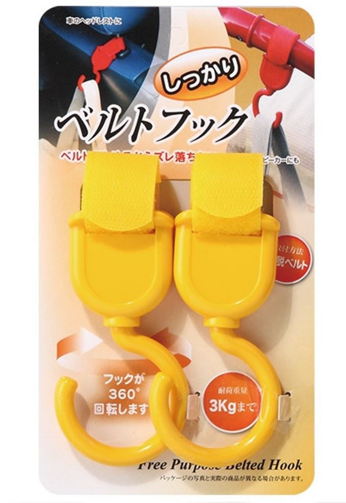  超強力魔鬼粘2入360度旋轉多用途勾   4582368140070