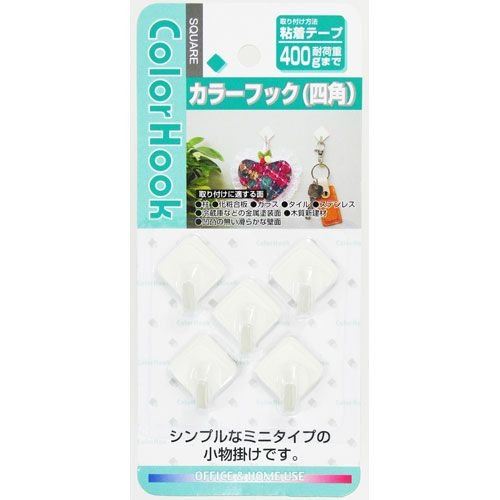 LEMON   三角、圓形、方形 5入多用途粘著掛勾   - 5P小三角勾(N886396)/5P小圓勾(N886397) /P小方勾(N886398)