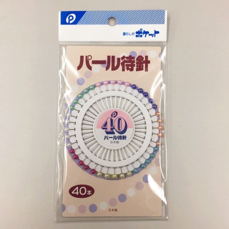 40入彩色珠針  02-007 珠針   4520297020070