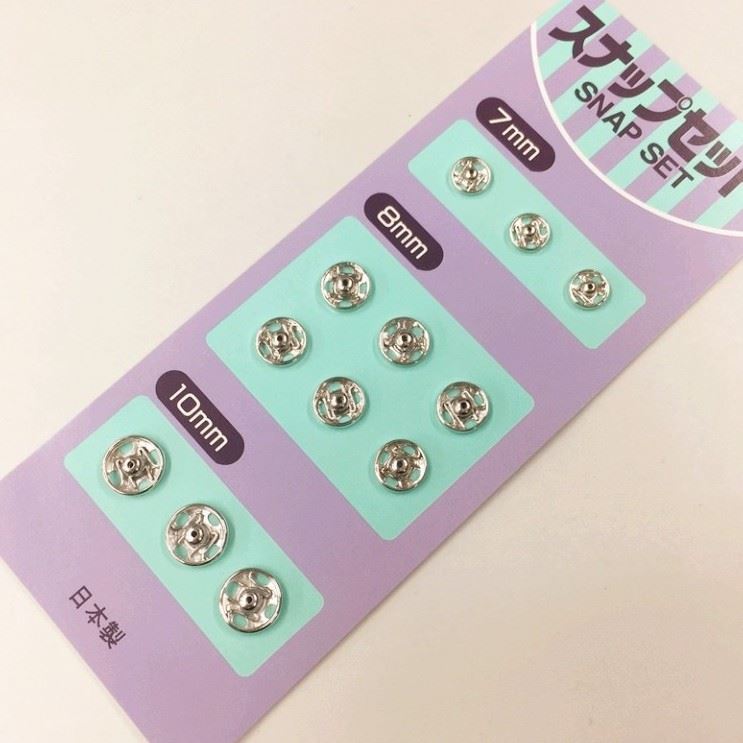  日本製  SNAP SET暗扣（三款尺寸）  4520297020315