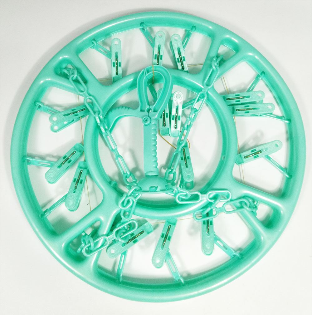 圓型晒巾架 16夾  4713352330140