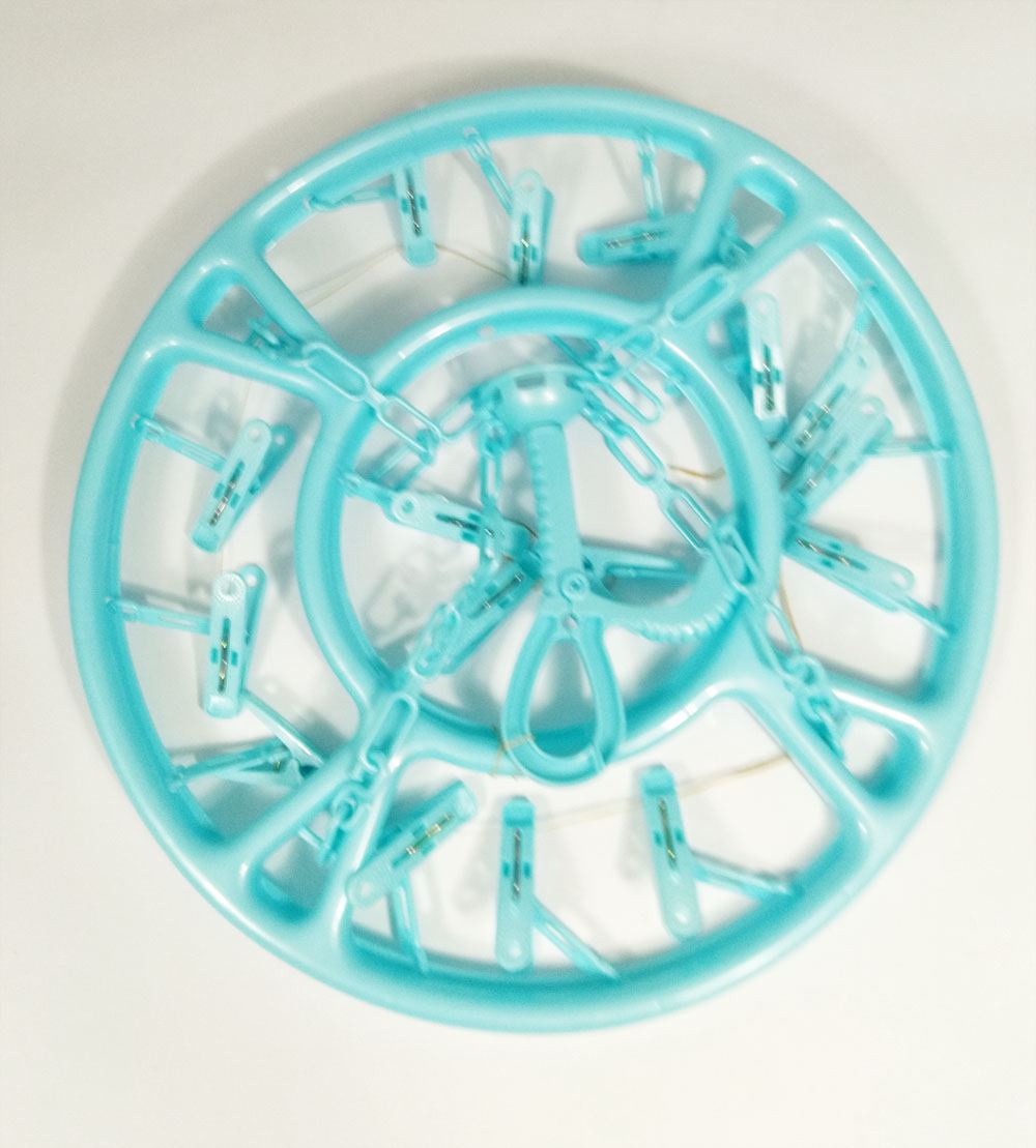 圓型晒巾架 16夾  4713352330140