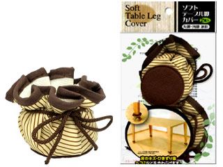  圓腳、角腳兼用桌角專用套-大   4905687082164