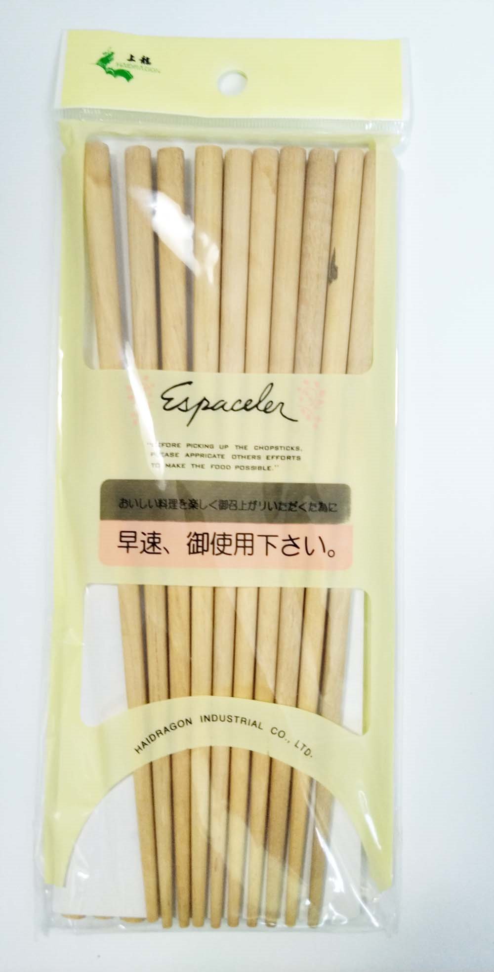 台灣製  上龍  TL-1100原木健康筷-10雙入  4713537011000