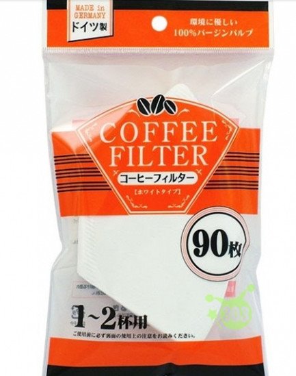 德國製 06201 咖啡濾紙 (白色 ) 90入 1~2杯用  4978446062011