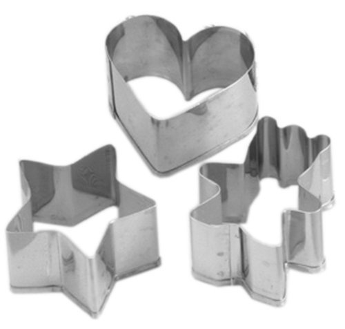 日本製 餅乾拔型 小3P(心,熊,星)    4511636101710