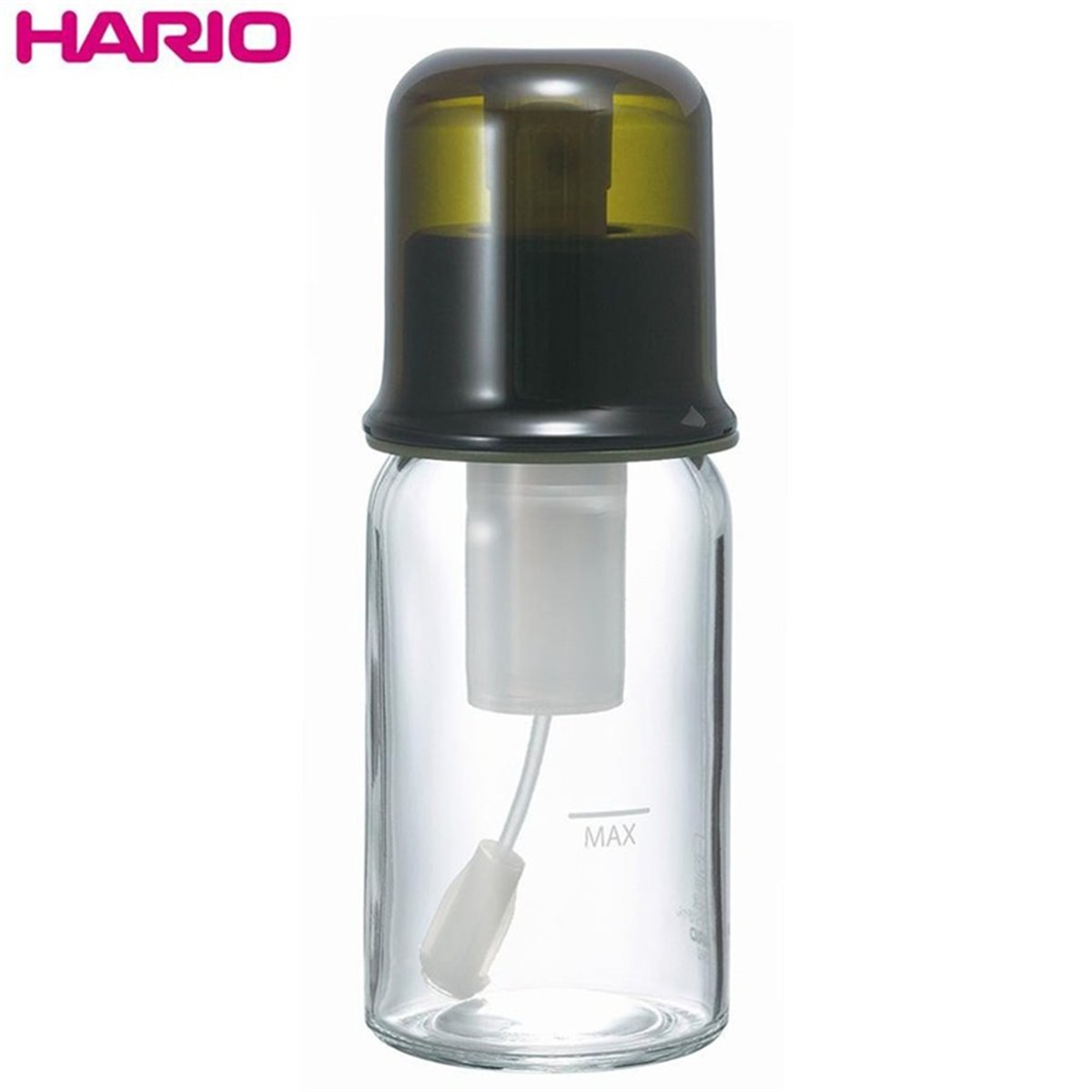 日本 HARIO  耐熱玻璃氣壓式噴油瓶60ml-黑  / -墨綠  