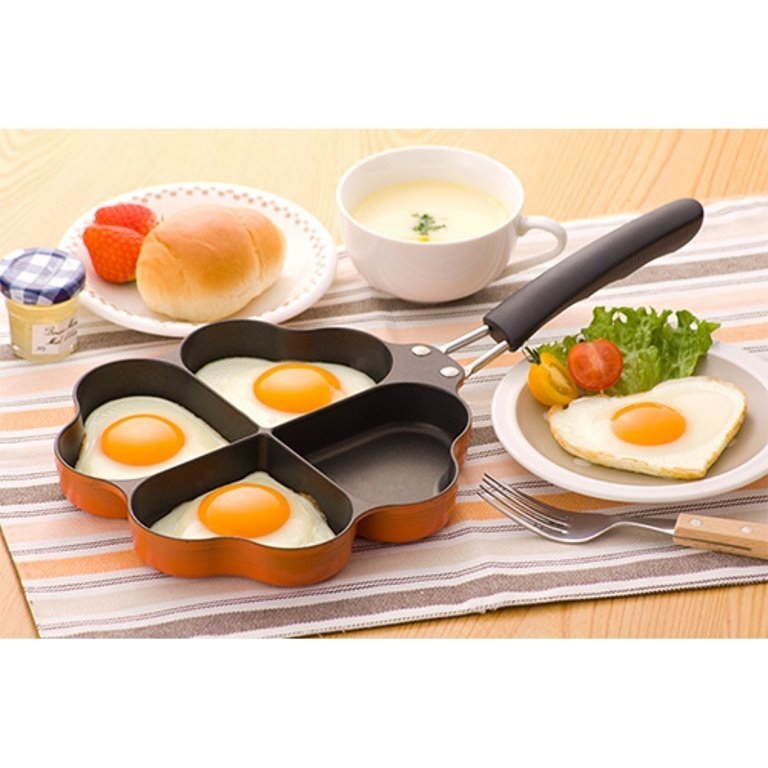 日本製  杉山金屬  KS-2807 四葉幸運草平煎鍋  4900896128078