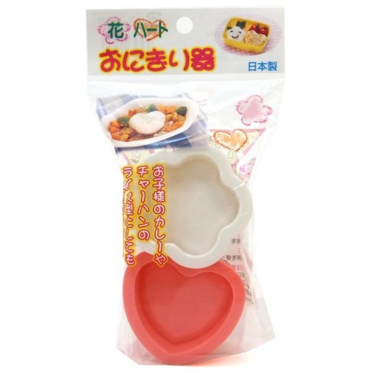 日本製 ECHO 0403-033  心 , 花 - 2P   飯模    4937956001040
