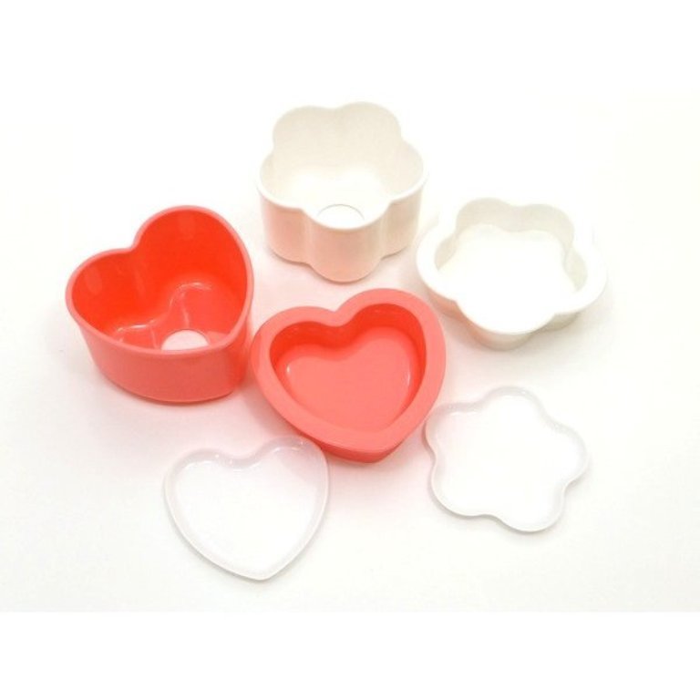 日本製 ECHO 0403-033  心 , 花 - 2P   飯模    4937956001040