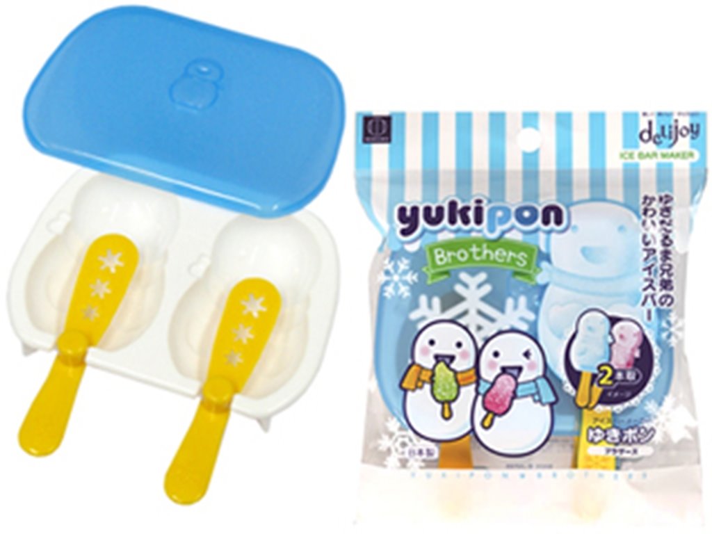 日本製 小久保 KOKUBO yukipon   KK-211 冰棒盒-雪人兄弟冰棒/製冰組   4956810802067 