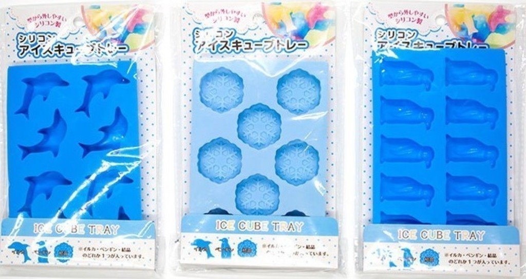 ECHO 矽膠結冰盒  0449-213-星星4991203169181/ 0449-212-海豚,企鵝,結晶  4991203169174