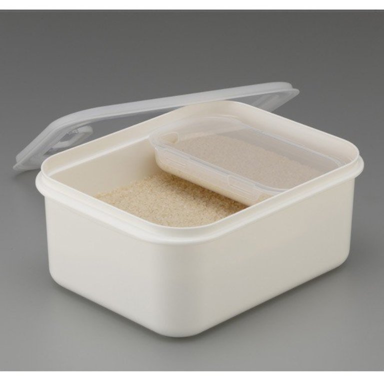 日本製 inomata  1270 米箱6kg-附殘米盒量米杯   4905596127062